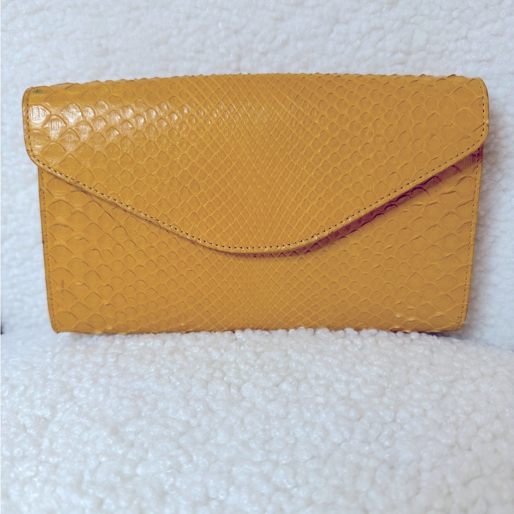 Domenico Vacca Real Python Leather Wallet